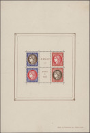 France: 1937, PEXIP Souvenir Sheet, Mint Without Gum. Variety: Without The Secur - Ongebruikt