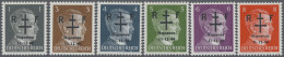 France - Locals: HAGENAU: 1944, "R F / Haguenau / 11-12-44", Overprints On 1pfg. - Other & Unclassified