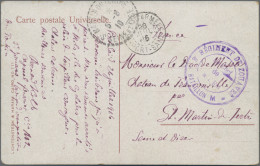 French PO In Egypt: 1916, "CORR.D'ARMEES PORT SAID 26 JUIL 16" And Violet Cachet - Altri & Non Classificati