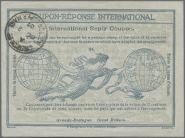 Great Britain - Postal Stationary: 1907 Intern. Reply Coupon "Rome" 3d. With SEC - Autres