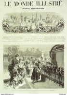 Le Monde Illustré 1874 N°882 Statue Jeanne D'Arc Russie St-Pétersbourg Italie Rome Carnaval - 1850 - 1899