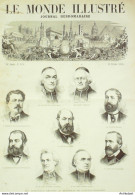 Le Monde Illustré 1874 N°879 Le Havre (76) Tramways Inauguration Russie St-Pétersbourg - 1850 - 1899