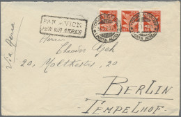 Italy: 1930, Airmail 80c. Orange, Three Copies On Airmail Cover From "TORINO 28. - Marcofilía