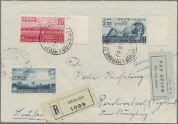Italy: 1936, 2000th Birthday Of Horace, 5+2 L Airmail Together With 2.55+1 L And - Storia Postale