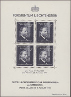 Liechtenstein: 1936/1952, Einige Bessere Marken U. Blocks, Bl.2-5, Mi 304/05 A, - Ungebraucht