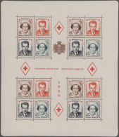 Monaco: 1949 Two Red Cross Souvenir Sheets, One Imperf, The Other Perf., Mint Wi - Neufs