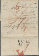Österreich - Vorphilatelie: 1824: Brief Von Bruck A. D. Mur über Halle (L2) Nach - ...-1850 Préphilatélie