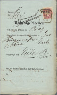 Österreich: 1863/64, 5 Kr. Rosa, Als Einzelfrankatur Auf Nachfrageschreiben Vom - Storia Postale