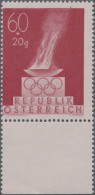 Österreich: 1948, Olympische Spiele London, 60 G. + 20 G., Probedruck In Karminr - Ungebraucht