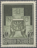 Österreich: 1958 "Aufnahme Österreichs In Die UNO" 2.40 S. Als Gezähnter Probedr - Neufs