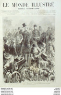 Le Monde Illustré 1874 N°916 Chantilly (60) Espagne Behoble Miquelets Slovénie Cormon Fotis - 1850 - 1899