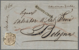 Österreich - Lombardei Und Venetien: 1854, 15 Cent. (2) + 30 Cent. (1857 Bresica - Lombardije-Venetië