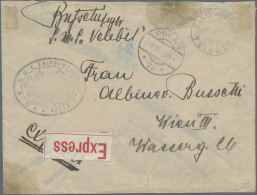 Österreich - Militärpost / Feldpost: 1917, SMS Velebit, KuK Kriegsmarine, Brief - Autres