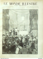 Le Monde Illustré 1893 N°1874 Dahomey Abomey Angleterre Bornemouth Boscombe Towers - 1850 - 1899