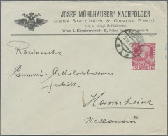 Österreich - Privatganzsachen: 1911/1912, 3 Verschiedene Dekorative Ganzsachenum - Other & Unclassified