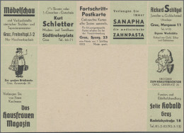 Österreich - Privatganzsachen: 1948/1949, Ganzsachenkarte Trachten 20 Gr. Bläuli - Other & Unclassified