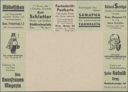 Österreich - Privatganzsachen: 1948/1949, Ganzsachenkarte Trachten 20 Gr. Bläuli - Altri & Non Classificati