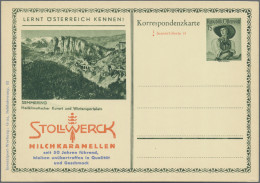 Österreich - Privatganzsachen: 1951/1955, Zwei Bildganzsachen 1 Sch. Trachten "S - Otros & Sin Clasificación