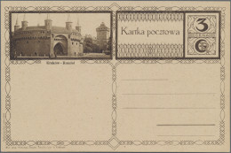 Poland - Postal Stationary: 1928, Zwei Bildpostkarten Des Krakauer Fremdenverkeh - Enteros Postales