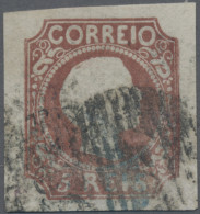 Portugal: 1865, King Pedro V Definitives, 5 R Red Brown, Wide Nearly Even Margin - Usati