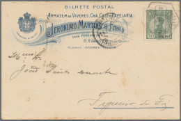 Portugal - Postal Stationery: 1910 P/s Card 10r. Printed To Private Order, Used - Entiers Postaux