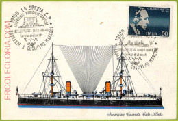 Ad3361 - ITALY - Postal History - MAXIMUM CARD - 1974 - SHIP - Ships