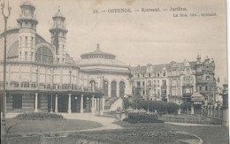 OOSTENDE.                          KURSAAL. JARDINS.                            2 AFBEELDINGEN - Oostende