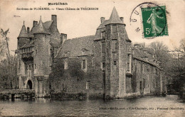 N°1412 W -cpa Ploermel -vieux Château De Trécesson- - Ploërmel