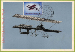 Ad3241 - SAN MARINO - Postal History - MAXIMUM CARD -  1962  Airplane - Airplanes