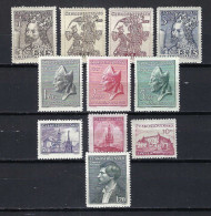 TCHECOSLOVAQUIE Ca.1945-50: Lot De Neufs* - Unused Stamps