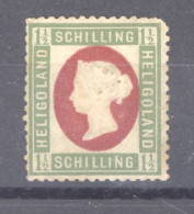 Héligoland  :  Mi  10  (*)   Dentelé 13 ½ X 14 1/4 - Heligoland