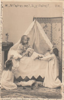 ***  HISTOIRE PHOTO ****  Enfants Et Poupée -- Chamaillerie  -- Tu L'auras Pas ..   --   Précurseur Timbré TB  - Histoire