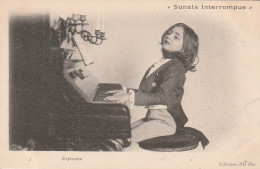 ***  HISTOIRE PHOTO ****   Enfants  -- Sonate Interrompue  --   Précurseur Neuf   TTB  - Geschiedenis