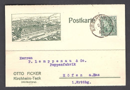 DR. Reklame-Karte, Papierfabrik, Otto Ficker, Kirchheim-Teck. - Other & Unclassified