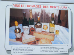 Recette Jura Vins Fromages    CP240195 - Recettes (cuisine)