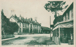 ***  21 ***   AUXONNE  La Gare  écrite TTB  - Auxonne