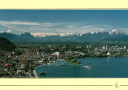 1 AK Österreich / Vorarlberg * Blick Auf Bregenz Gegen Die Schweizer Berge - Luftbildansicht * - Bregenz