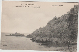 LE POULDU  LES ROCHERS DE PRAT BRAZ ROCHE PERCEE - Le Pouldu