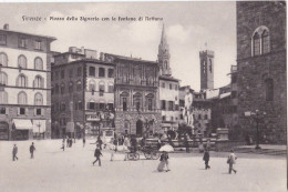 Firenze - Piazza Dela Signoria Con La Fontana Di Nettuno - Firenze (Florence)