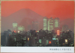 JAPAN TOKYO MT FUJI SHINJUKU COMPLEX POSTCARD ANSICHTSKARTE PICTURE CARTOLINA PHOTO CARD POSTKARTE CARTE POSTALE KARTE - Tokio