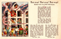 A. VOLKHOFEN JR. : KÜNSTLER LIEDKARTE / ARTIST SONG CARD : KUT EROP ! KUT EROP ! KUT EROP ! ~ 1920 - '925 ? (an639) - Otros & Sin Clasificación