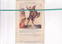 Pages De Gloire, 12e Regiment D'Artillerie, A La Bataille De Coulmiers (1870), Offert L'Asperine Usines De Rhône" - Otras Guerras