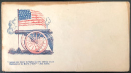 U.S.A, Civil War, Patriotic Cover - "Ben Butler" - Unused - (C410) - Marcofilie