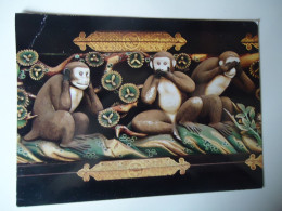 HONG KONG   POSTCARDS  THREE MONKEYS   MORE  PURHASES 10% DISCOUNT - China (Hong Kong)