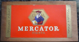 Boite De Cigare Marque MERCATOR Fiesta Dimension 19 X 9,9 X 3,4 Cms - Empty Tobacco Boxes