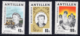 Netherlands Antilles 1984 Serie 3v Eleanor Roosevelt MNH - Antillas Holandesas