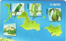 Nouvelle Caledonie New Caledonia Phonecard Telecarte NC62 Puzzle Iles Loyaute Avocat Vanille Oiseau Perruche UT BE - Nuova Caledonia