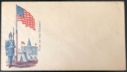 U.S.A, Civil War, Patriotic Cover - "Push On The Column !" - Unused - (C424) - Marcofilie