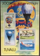 Tuvalu 1983 Manned Flight Anniversary Aircraft Minisheet MNH - Tuvalu