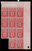 Bloc De 11 Cdf Du N° 743 **+ CU !! - Unused Stamps